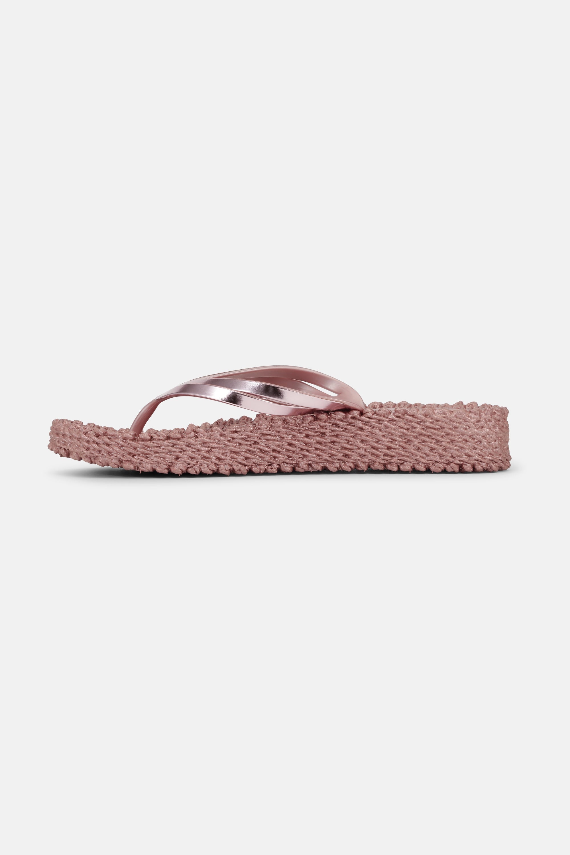 Plateau Flip-Flops Metallic - Rose Gold